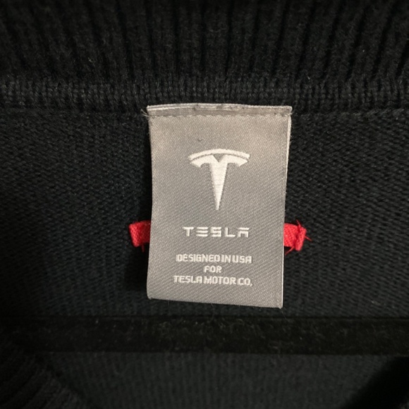 Tesla knitted cardigan size M men’s - Picture 4 of 6